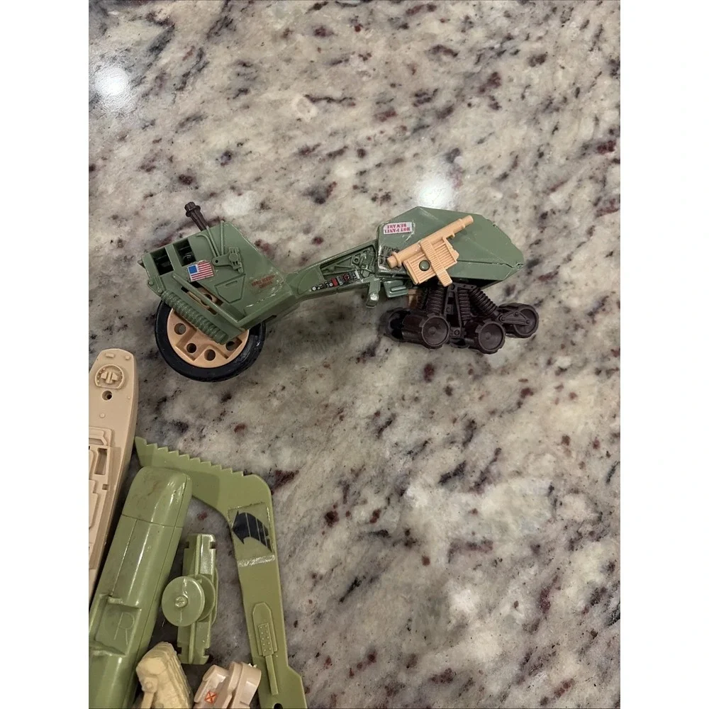Vintage 1980s Hasbro GI Joe Vehicle Lot Salvage Vehicles Mixed Parts
